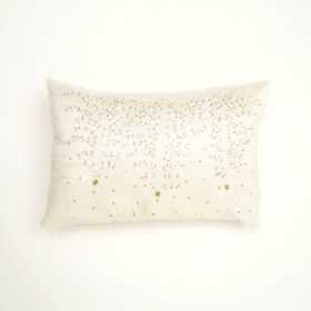 Polyester Pillow With Embroidery Work