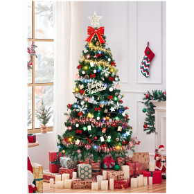 Last One. An 83 - Inch Christmas Tree, With An Accessory Pack Included, At Only Half The Seasonal Price.