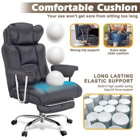 400LB Big And Tall Office Chair Black (Option: Gray)