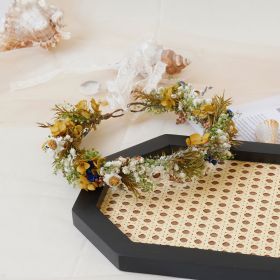 Baby Breath Crown, Dried Crown, Bride Crown, Wedding Crown, Daily Crown, Party Crown, Birthday Crown. (Option: Adult)